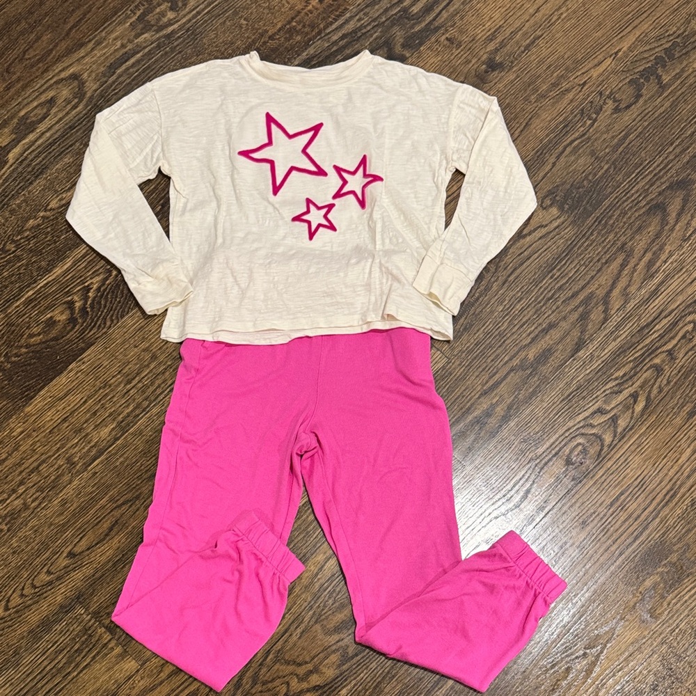 GAP Pink Star Jogger Set